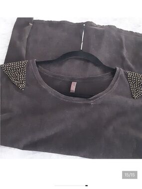 Spell and the gypsy Vintage cotton t w studs shoulder detail